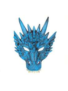 全新升级版 RP 龙套装万圣节装饰龙翼尾面具套装角色扮演圣诞节、万圣节、感恩节复活节礼物万圣节礼物 | 龙战士全套服装，万圣节主题服装，派对服装，包括面具 + 翅膀 + 尾巴，5 种颜色可选 - 彩色 - 查看 10