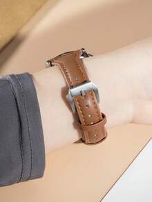 20毫米超薄真皮表带，兼容华为Watch 5/4/GT5/5Pro/GT4/3/4Pro/GT3，46毫米表带；真皮表带，兼容华为GT5/GT5 Pro，46毫米表带 - 20mm - 查看 7