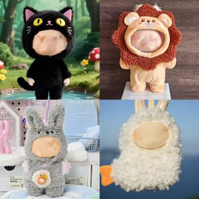 Conjunto "Cuento de hadas oscuro" Mono de ropa para la muñeca de vinilo de 1ra generación en posición de pie, reemplazo de atuendo PARA LABUBU