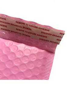 20/50pcs Pink Pearlescent Bubble Mailers, Padded Envelopes For Clothing Packaging, Thick Waterproof Bubble Bags