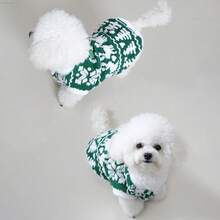 New Autumn/Winter Christmas Pet Clothes With Leash Buckle, Fleece Fabric For Small Dogs