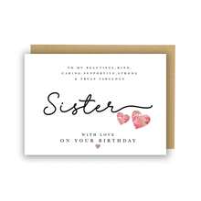 有趣的闺蜜生日贺卡、姐妹生日贺卡、姐妹生日贺卡、生日礼物、卡片、不寻常物品、礼品卡 - 彩色 - 查看 10