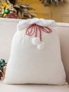 Personalized Christmas Party Gift Bags, Customized Large Santa Claus Gift Bags, Christmas Velvet Gift Bags, Santa Claus Gift Bags With Names, Holiday Gift Bags In Green, Red, Gray, Purple, Pink, Blue, Customized Large Santa Bags With Names, Velvet Christmas Gift Bags, Christmas Eve Bags, Holiday Gift Bags - Multicolor 5 - View 17