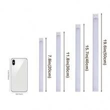 1条智能LED人体感应灯，纤细新月形灯条，适用于家居装饰，可充电自粘式橱柜/衣柜照明，20厘米/400毫安时、30厘米/600毫安时、40厘米、50厘米/1000毫安时感应灯