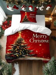 2/3pcs Bedding Set With Digital Printed Pattern, Soft And Comfortable, Suitable For Bedroom, Guest Room, Game Room, Hotel, School Dormitory - Multicolor - View 4