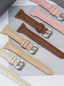 20毫米超薄真皮表带，兼容华为Watch 5/4/GT5/5Pro/GT4/3/4Pro/GT3，46毫米表带；真皮表带，兼容华为GT5/GT5 Pro，46毫米表带 - 20mm - 查看 1