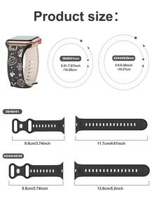 Halloween Pumpkin & Bat Carving Patterns Strap Compatible With Apple Watch Band Ultra SE/10/9/8/7/6/5/4/3/2/1 Perfect Gift For Women Skin-Friendly Silicone Replacement Watch Band Compatible With Iwatch Ultra 38mm 40mm 41mm 45mm 44mm 42mm 46mm 49mm (Watch Not Included)