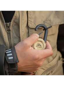 10 Stücke Schlüsselanhänger Set mit Einziehfunktion, Drahtseil mit Schlüsselband und Wanderkarabiner für Outdoor, Camping, Wandern und Angeln - Multifunktions-Abzeichen und ID-Clip