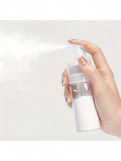 1pc Powder Spray Bottle - Leak-Proof, Odorless, Free Plastic Dispenser For Nail Care - Travel Accessory, Multipurpose Body Powder Shaker, Reusable Household Item, Powder Essentials | Stylish Design | Durable Plastic | Portable, Powder Shaker For Easy Sprinkling Of Various Powders