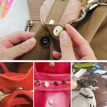 4/10/12 pares de broches magnéticos, colores surtidos, broches a presión de costura para manualidades, bolsos, ropa, cuero, material de cobre, fuerza magnética súper, suministros de arte y manualidades - Multicolor - Ver 6