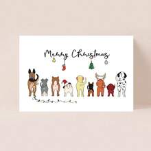 1 pieza, Tarjeta de Navidad divertida de perro con sobres, Regalos de Navidad con humor para amantes de los perros, Tarjeta de cumpleaños para él, ella, novia, esposa, amigo