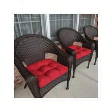 1pc Chair Cushions Waterproof U-Shaped Outdoor Tufted Seat Cushions For Patio Living Room Office Garden Courtyard