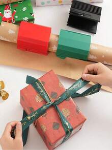 1PC/2pcs Wrapping Paper Cutter Valentine's Day Gift Wrapping Paper Cutter Paper Cutter Slider Tool Set Valentine's Day Gift Packing Wrapping Cutting Supplies For Crafting Birthday Gifts Wrap Rolls