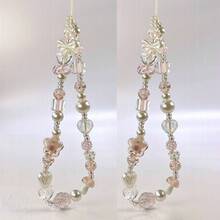 1 st telefonrem med akrylblomma och rosett i kristallpärlor, handledsrem, lämplig för kamera, nycklar, väskor, fallsäkra telefonrem, presenter till mamma, familj, vänner, födelsedag, telefonberlock för högtider, telefonkedja - Multifärgad - Visa 10