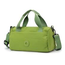 1个简约纯色时尚小型多功能斜挎收纳包，小容量健身包，女士百搭单肩包，轻巧柔软迷你健身包