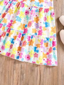 Left Mama Áo dài tay và váy dây hoa cho bé gái tuổi teen, Xuân/Thu - Nhiều màu - Xem 6