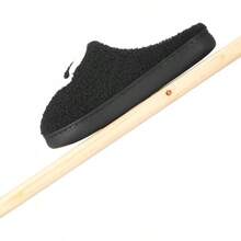 Halloween Slippers Women Men Indoor House Bedroom Skeleton Goth Cute Home Skeleton Horror Black Fun Slip Shoes - 白鬼 - 查看 6