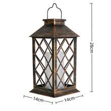 太阳能户外复古蜡烛宫灯，花园吊灯，景观吊灯，庭院氛围吊灯 - 大宮燈 - 查看 10