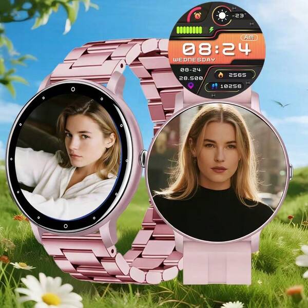 Mode Lässig Sport Smartwatch, Aktivitäts- und Gesundheitsüberwachung, Anrufe beantworten, Nachrichten-Erinnerungen, Schlafüberwachung Smartwatch, Schrittzähler, Nachrichten-Erinnerungen, Intelligentes Armband, geeignet als Geburtstagsgeschenk, modernes tragbares Gerät, modisches Design, leichte Uhr, hochwertige Verarbeitung, Technologie-Enthusiasten, aktiver Lebensstil