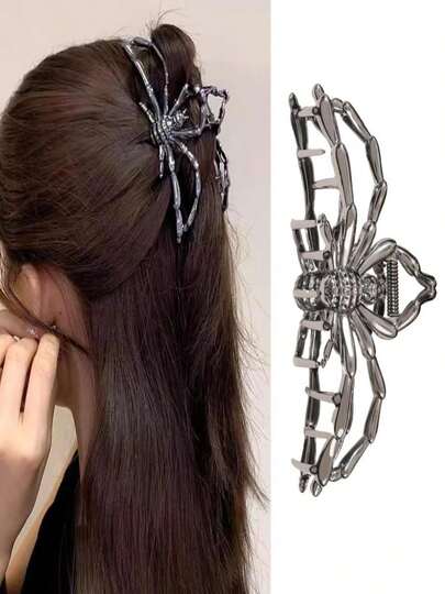 AIUPUOC Metal Black Snake Gothic Hair Claw Clip For Women&#39;S Thick Hair, 1Pcs, Halloween Hair Decorations, Hair Accessories