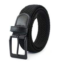 1pc Men's Stretch Woven Belt, Multiple Colors Available, No-Drill Elasticity Belt, Fashionable Casual Golf Belt For Daily Wear Summer, School Casual, Business, Boyfriend Husband Father Dad Men Gift, Daily Wear, Fashion, Teen, Outdoor, Vacation, Athletic, Travel, Street, Boho, Vintage Fall, Autumn, Halloween Autumn-Winter Accessories,Suitable For Teens, Youth,Men,Casual, Outdoor, Athletic, Vacation, Graduation Gifts, Birthday, Daily Wear