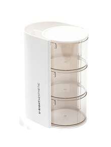 صندوق تخزين اكسسوارات شعر الأطفال قطعة واحدة، مشابك شعر دوارة للبنات، ربطات شعر مطاطية، شرائط شعر، صندوق مجوهرات الشعر