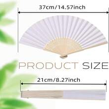 5 Packungen weiße Seidenfächer, "Braut & Brautjungfern" schwarz-weiß bedruckte Fächer, perfekte Accessoires für Junggesellinnenabschiede, Hochzeits-Brautparty-Dekorationen, Bambus-Handventilator für Braut und Brautjungfern, Hochzeitsgeschenke, Brautparty-Requisiten, Geschenke für Brautjungfern, Top-Wahl für Partyveranstaltungen, Weihnachten, Halloween Geschenke.