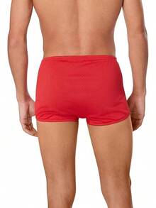 Traje de Malla de poliéster Cuadrada para Entrenamiento - Rojo ( Red) - Ver 7