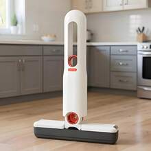 1 pièce Mini balai-éponge avec tête remplaçable, outil de nettoyage portable et multifonctionnel sans les mains pour le bureau, la voiture, la salle de bain, les fenêtres et le verre - super absorbant, idéal pour les fournitures de nettoyage pour la rentrée scolaire