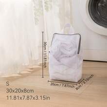 Upgraded 3D Thick Mesh Laundry Bag, Suitable For Washing Machine Use, Prevents Clothes From Damage, Deformation Or Entanglement, Also Can Be Used For Clothing Storage, Suitable For Home And Travel