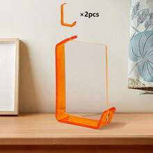 L 形双面透明亚克力相框 - 现代 6 英寸优质展示架，适用于个性化照片、桌面照片架、书架、优雅家居装饰、办公室装饰、豪华桌面架子展示架，适用于婚礼、画廊墙壁和记忆空间、毕业礼物、万圣节装饰和圣诞节装饰 - 彩色 - 查看 12