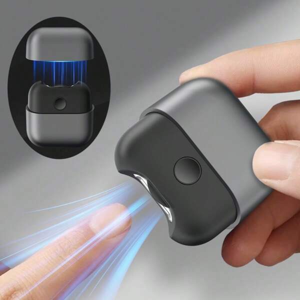 Portable Electric Nail Clippers Mini Nail Trimmer, Automatic With LED Light, USB Rechargeable 2 Speeds, Back Storage, 2 Colors Options, Automatic Nail Clippers For All Ages,Adults, Seniors, Perfect Gift For Women And Men Fingernail Cutter Father's Day Gift For Him, Dad Gifts 2025, Best Men's Fingernail Care Device