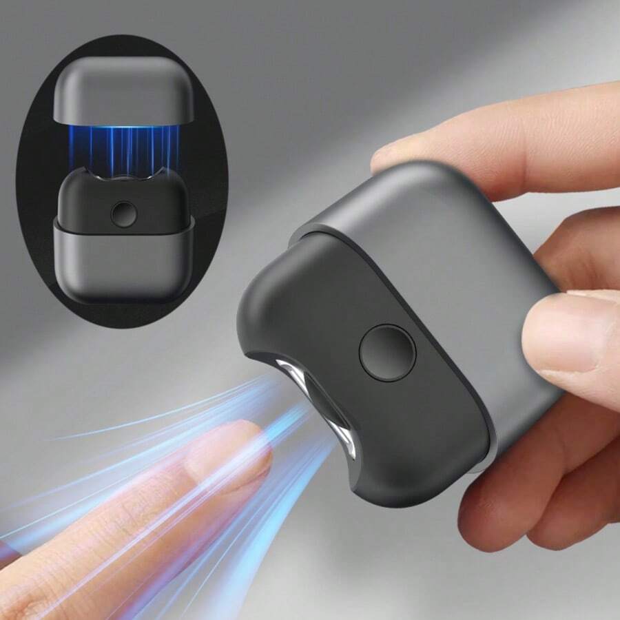 Portable Electric Nail Clippers Mini Nail Trimmer, Automatic With LED Light, USB Rechargeable 2 Speeds, Back Storage, 2 Colors Options, Automatic Nail Clippers For All Ages,Adults, Seniors, Perfect Gift For Women And Men Fingernail Cutter Father's Day Gift For Him, Dad Gifts 2025, Best Men's Fingernail Care Device