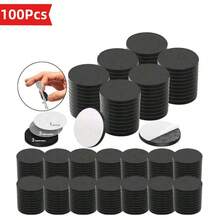 Set de autocolante magnetice rotunde 100/50/25/10/3 buc pentru magnet de frigider DIY, magnet adeziv din cauciuc cu punct, disc magnetic cu autoadeziv puternic
