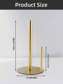 1pc Premium Gold/Black/Silver 304 Stainless Steel Tissue Box Holder, Multi-Functional Kitchen Paper Towel Rack, Cling Film Dispenser, Bathroom Shelf, Quality Tissue Box Cover, Tabletop Decor, Holiday Gift, Includes Installation Accessories. Color: Gold/Black. Home & Living/Kitchen & Dining/Tabletop Decor & Kitchen Tools/Tissue Box & Paper Towel Holder. Style: Random