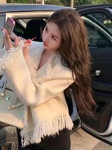 Women Cardigans - White - View 1