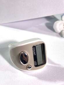 Nuovo contatore elettronico portatile, display LED ad anello elastico, mini contatore manuale, contatore per uso quotidiano di carte e imballaggi