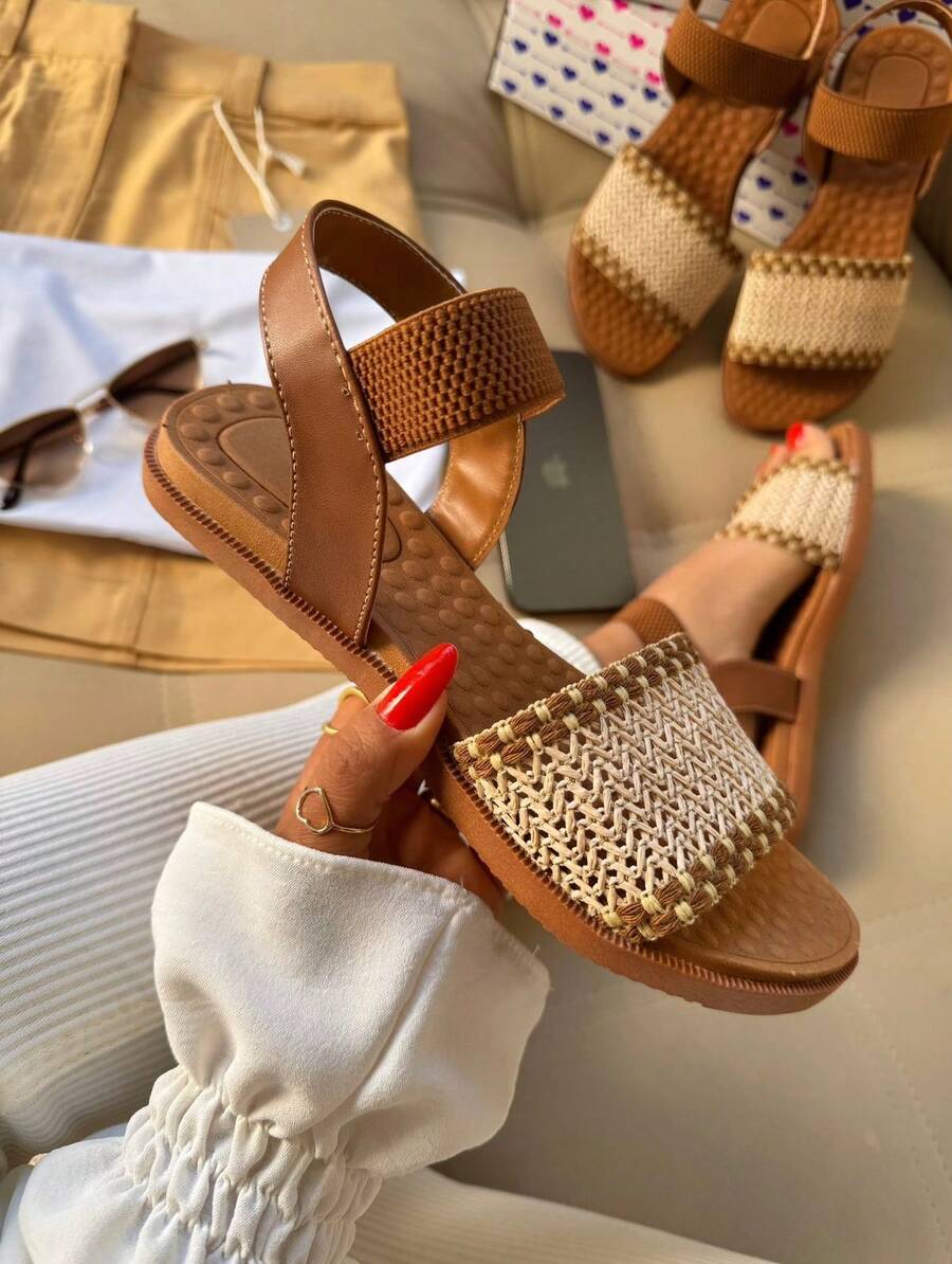 Comfortable Orthopedic Women's Sandal With Elastic - KẸO CARAMEN - Xem 1