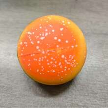 5 piezas de juguetes apretables realistas de hamburguesa: elásticos, con un fuerte rebote, pueden aliviar el estrés para adultos - Multicolor - Ver 9