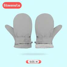 Binomata 1 Pair Toddler Boys & Girls Cartoon Waterproof Warm Winter Gloves, M Size For 1-3 Years, L Size For 3-8 Years, Outdoor Snow Ski Mittens - Multicolor - View 39