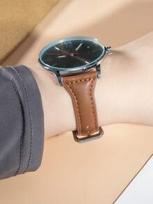 20毫米超薄真皮表带，兼容华为Watch 5/4/GT5/5Pro/GT4/3/4Pro/GT3，46毫米表带；真皮表带，兼容华为GT5/GT5 Pro，46毫米表带 - 20mm - 查看 6