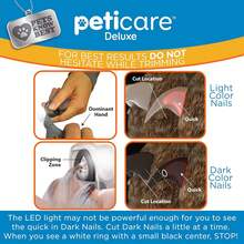 LED Light Pet Nail Clipper- Great For Trimming Cats & Dogs Nails & Claws, 5X Magnification That Doubles As A Nail Trapper, Quick-Clip, Steel Blades - trái cam - Xem 6
