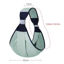 Multifunctional Newborn Baby Carrier; Portable Front Carry, Side Carry Baby Sling; Breathable All-Season Baby Carrier For Outdoor Use