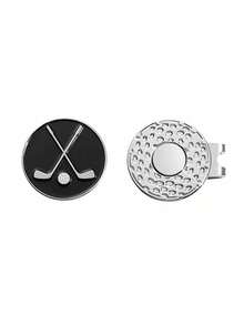 1至3个磁性帽夹。高尔夫配件。采用耐磨锌合金装饰。适合高尔夫球手。颜色：浅蓝绿色。 - 彩色 - 查看 12