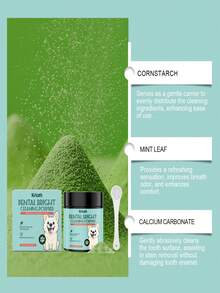 [Lässige Zahnreinigung] Zahnreinigungspulver für Haustiere, geeignet für Katzen & Hunde, zum Vermischen mit Futter für einfache Zahnstein- und Mundgeruch-Entfernung, Verhindert Zahnstein