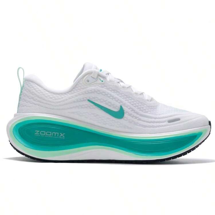 Jordan Zapatillas de running para mujer W NIKE VOMERO PLUS, zapatillas deportivas casuales y cómodas HV8154-100 - Blanco/Plata metalizado/Microverde/Verde menta espumoso - Añade 2