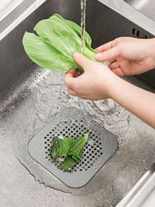 1pc Kitchen & Bathroom Filter, Filter Pad, Bathtub & Shower Drain Stopper, Prevents Clogging And Odor, Blocks Hair And Debris, Suitable For Yachts And Boats Waterproof Mat