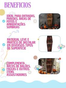 Hanging Decoration - Halloween Coffin 1 Unit Scare - Rỉ Nâu - Xem 4