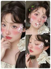 12pcs Dried Sakura Flowers Pressed Flower Specimens For Resin Crafts, Photo Frames, Bookmarks, Candles, DIY Handmade Lamp, Fan, Home Decor, Gift For Friends