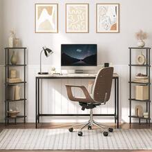 HOOBRO Scaffale Libreria ad Angolo, Scaffale a 5 Livelli, con Struttura Metallica in Stile Industriale, Organizzatore Espositore per Piante, per Piccolo Spazio, Nero EBK33CJ01